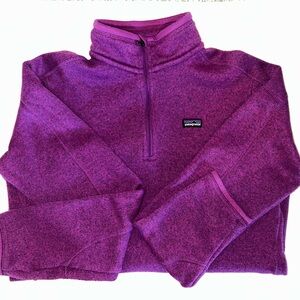 Patagonia Vibrant Purple Fleece Pullover